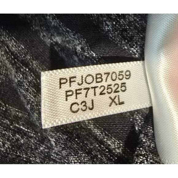 Calvin Klein womens short sleeve shirt SZ XL striped performance stretch pocket - Picture 12 of 12